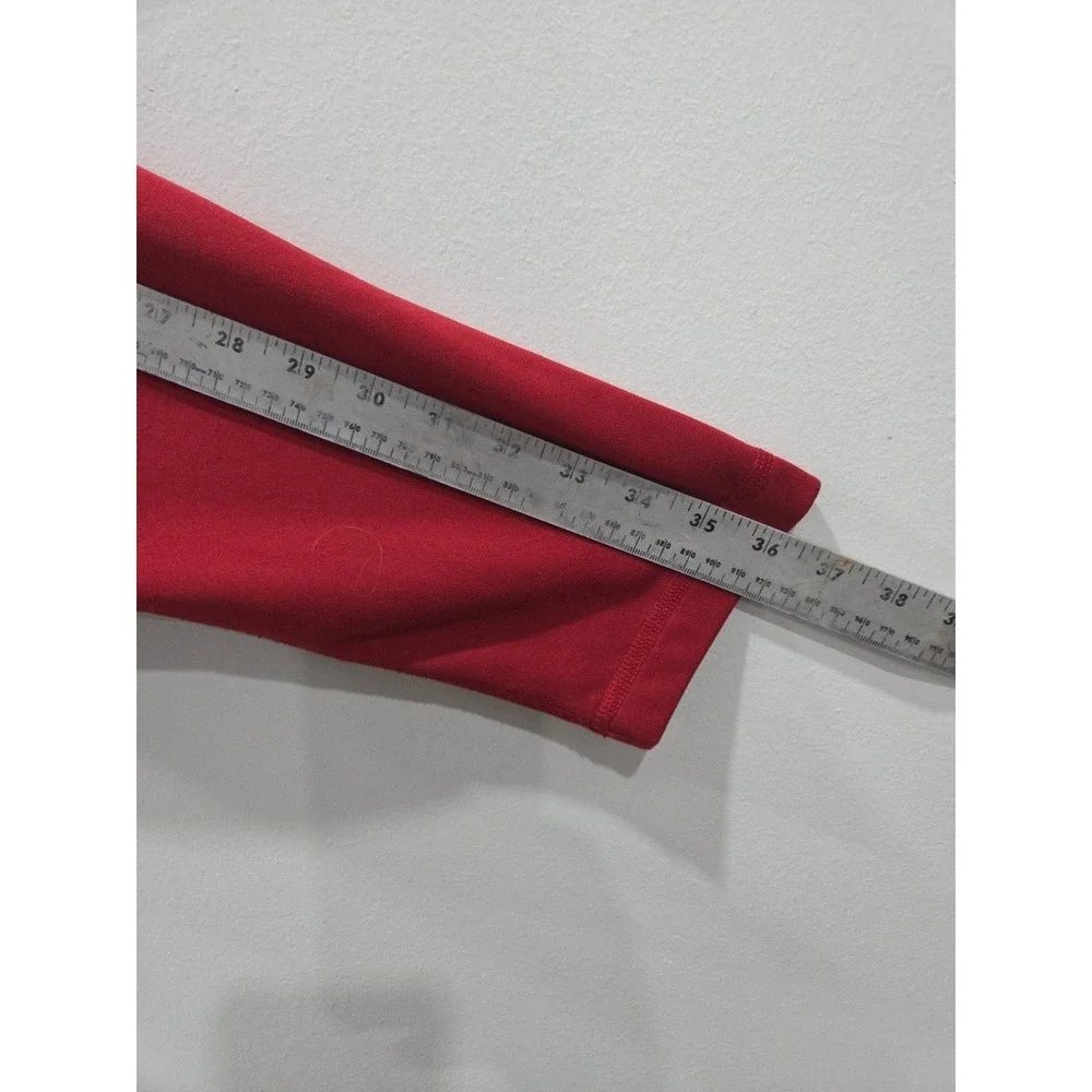 The North Face 1/4 Zip Long Sleeve‎ Fleece Pullover Men XXL Dark Red Logo